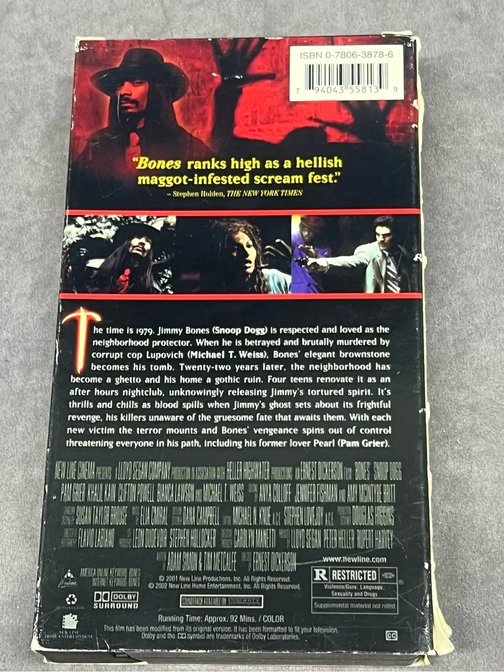 Snoop Dogg Bones VHS Tape - Black & Red